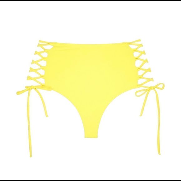 NWT Freedom Beachwear yellow adjustable strap Bikini set - Picture 7 of 16
